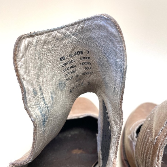 FREEBIRD by Steven Blade Slip On Bootie Size 7 Taupe Leather - Picture 15 of 16